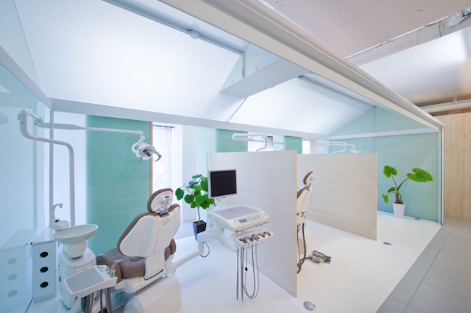 tato architects dental clinic in nakayamate thisispaper magazine